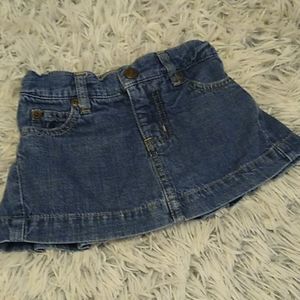 Denim skort